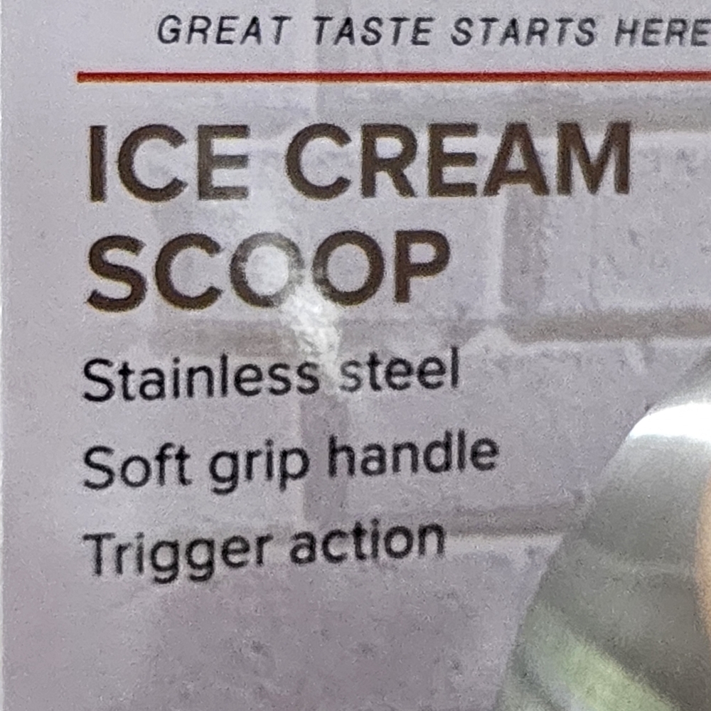 Chef Select Stainless Steel Ice Cream Scoop - Picture 2 of 5